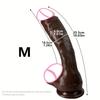Oversized Soft Realistic Dildo Big Penis Suction Cup Dick Penetration Anal Adult Sex Toys Women Masturbation Clitoral and Vaginal G-spot Stimulation