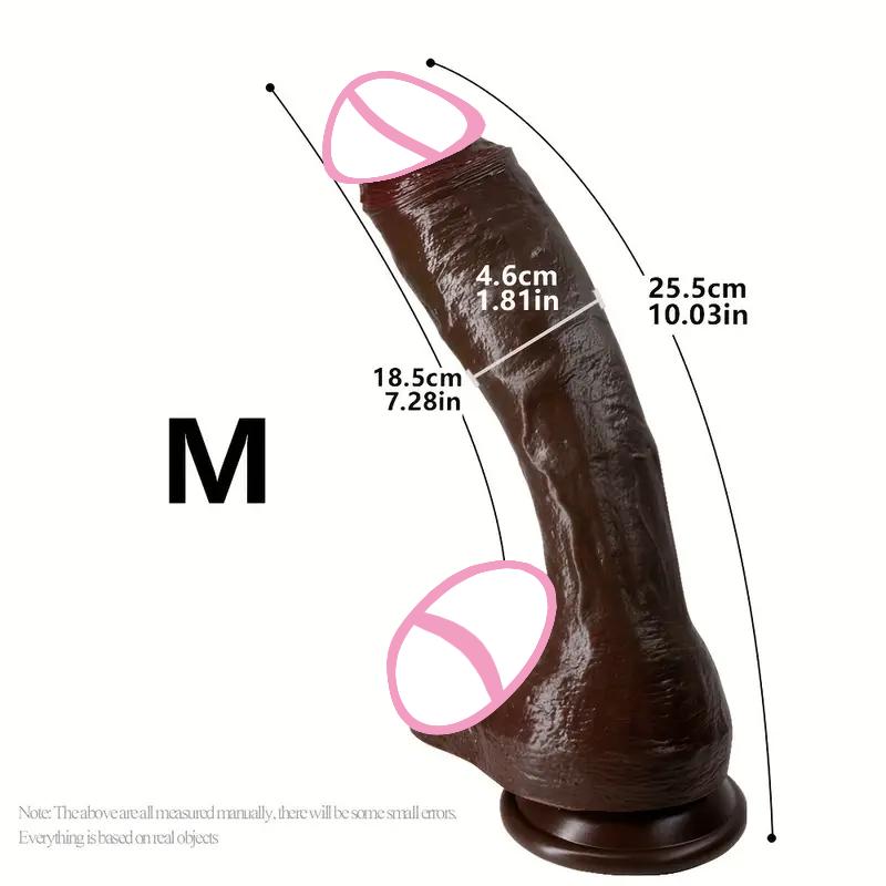 Oversized Soft Realistic Dildo Big Penis Suction Cup Dick Penetration Anal Adult Sex Toys Women Masturbation Clitoral and Vaginal G-spot Stimulation