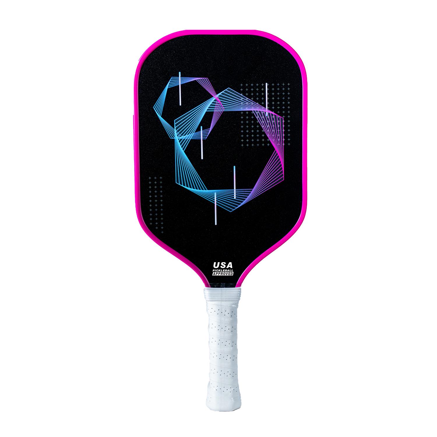 TuBao High Elastic 16mm Fiberglass Pickleball Paddle Set for Offensive Training