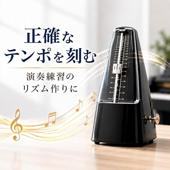 Asdays Metronome Pendulum Musical Instrument High Precision Mechanical Compact for Piano Practice 11