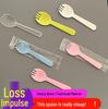 ZISIZ Individually Wrapped Disposable Spoon and Fork