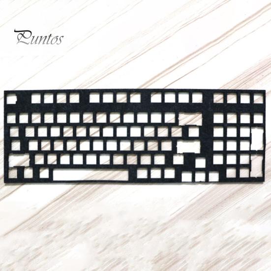 Cuscinetto in schiuma smorzante per tastiere silenziose, interruttori per tastiera, cuscinetto silenziatore per tastiera meccanica 60/84/87/96/104/660/980