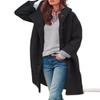 Women's Mid-Length Hooded Autumn Coat - Single-Breasted, Multi-Color & Multi-Size Casual Style (2026)