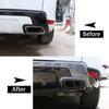 2 Stück Glänzendes Schwarz Chrom Edelstahl Auto Auspuffendrohr Abdeckung Zierleiste Für Range Rover Sport 2018 2019 2020 Baujahr Zubehör