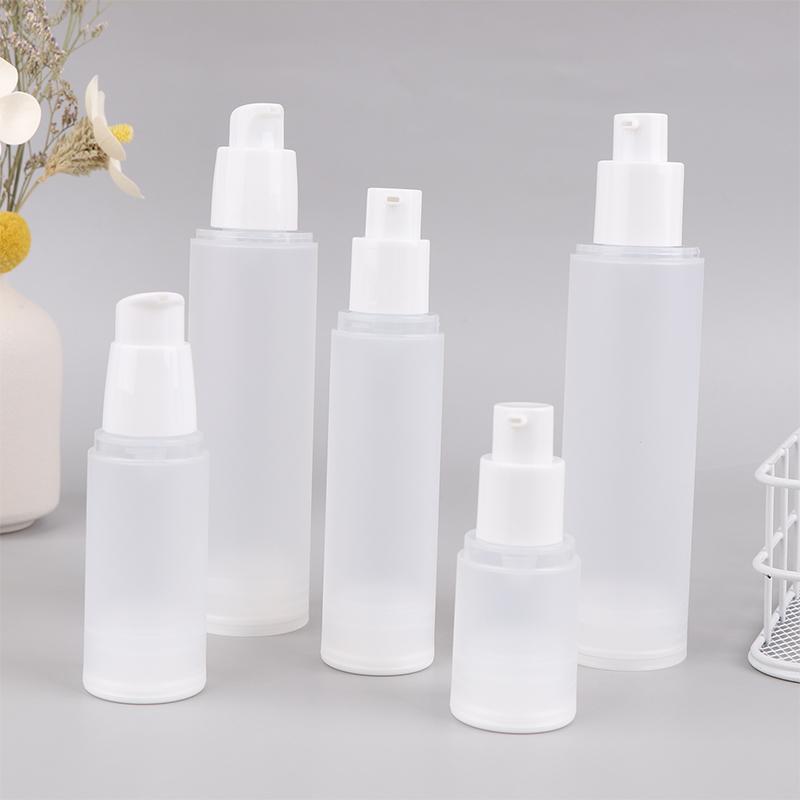 15 ml-100 ml Weiße Leere Vakuum Airless Plastik Lotion Creme Flaschen Behälter Reisegröße Cremebehälter Pumpe Parfümflasche