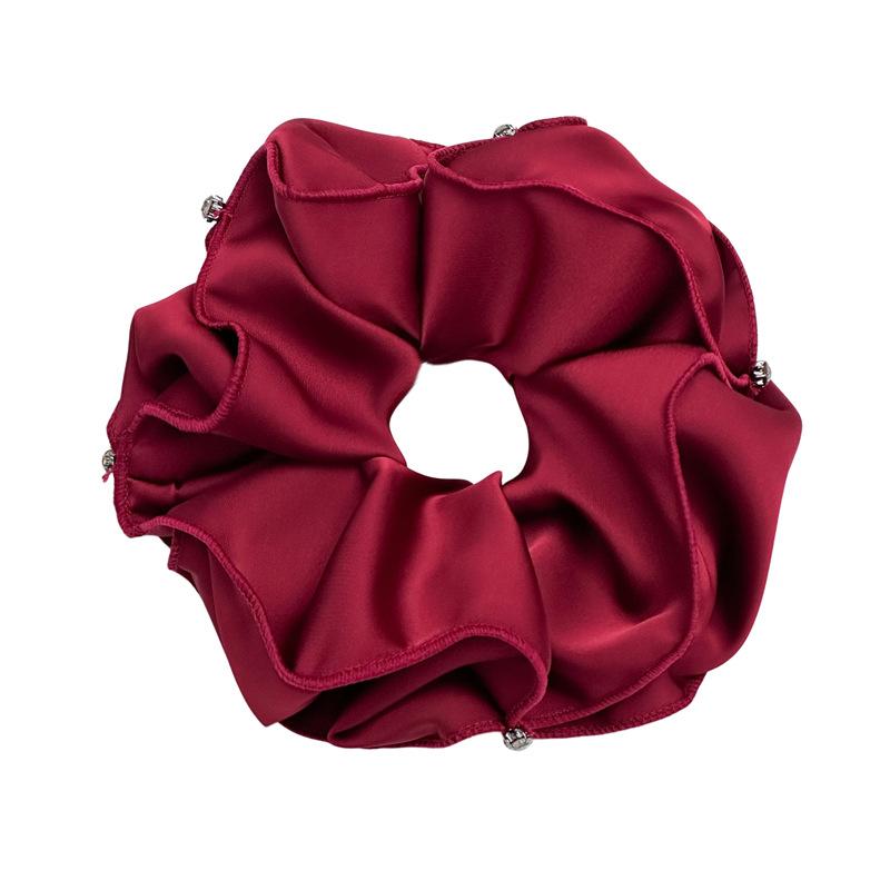 High-end Belt-style Hair Accessory with Satin Surface - Large-sized Headband for Tying Up A Ponytail As A Hairstyle Accessory