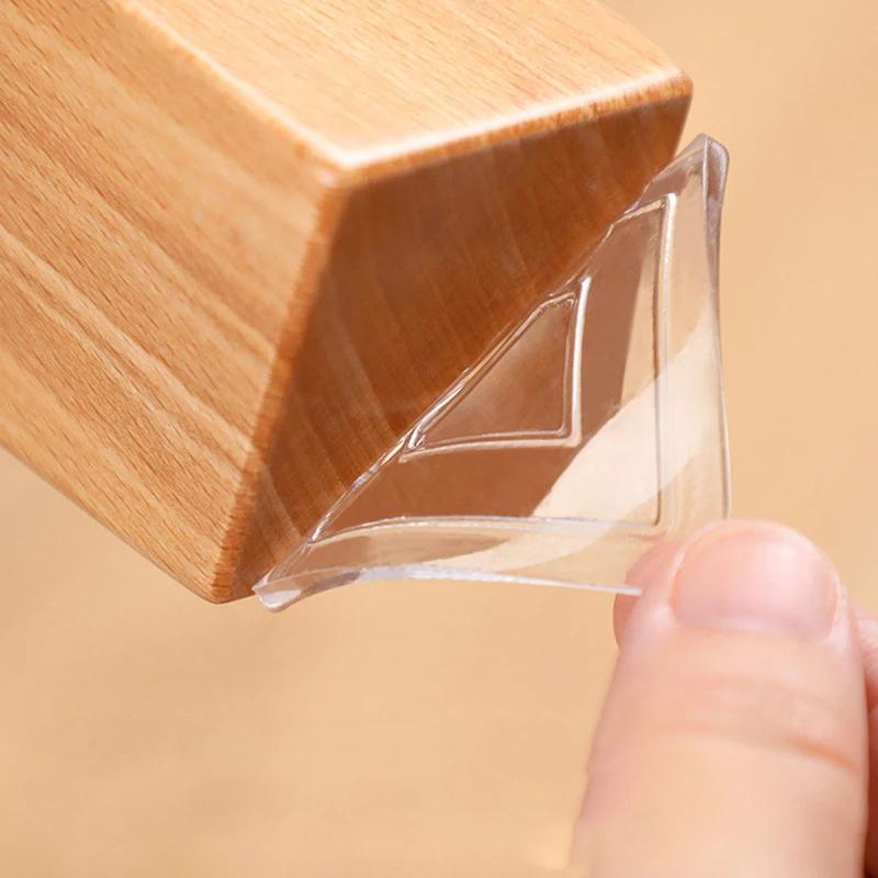 Transparente Silikon Anti-Rutsch-Matte Möbelgleiter Tischbeine Sofafüße PU Klebefolie Wasserdicht Leise Praktische Matte