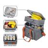 Lightweight Double Deck Lunch Cooler Bag Large Capacity Picnic Tote Bag Insulated Lunch Bag  Work