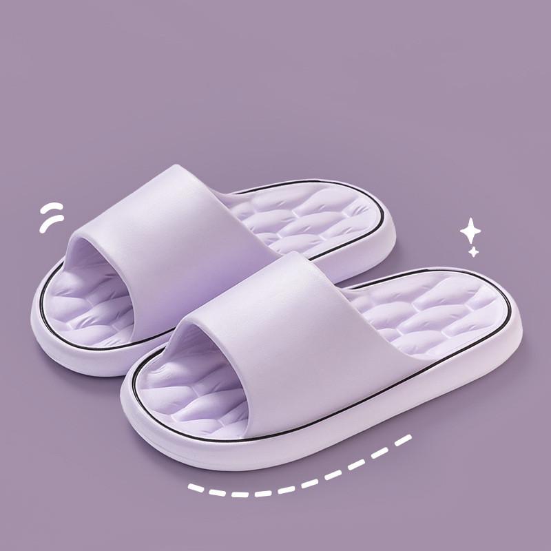 Fashion New Fashion Solid Concise Summer Home Slippers Men's Women's EVA Lightweight Indoor Bathroom Slippers Couples Slide Beach Sandal