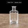 Retro Embossed Transparent Glass Vase: French-Inspired Luxury Home Decor for Living Room