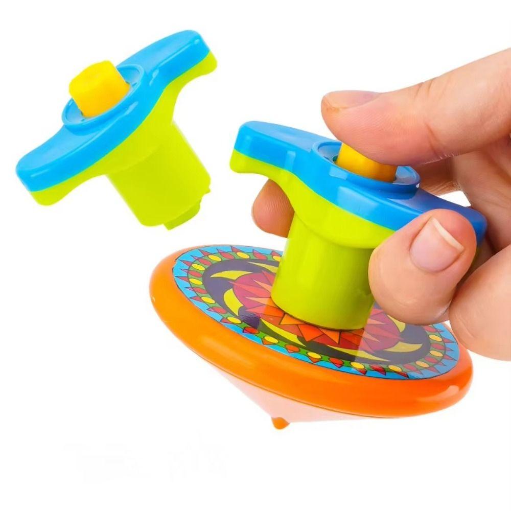 Gyro Folding Stacked Spinning Top Rotating Toy Launcher Gyroscope Set Party Favor