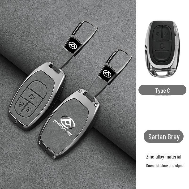 Capa de Chave SAIC Maxus D90 para Carro Maxus G50 2019 Feminino, Carcaça de Metal de Alta Qualidade com Fivela.