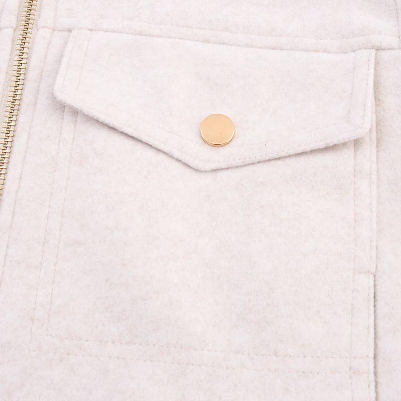 Kaslead New Women Clothes Western Style Fashion Simple Soft Zip-up Jacket 3046267