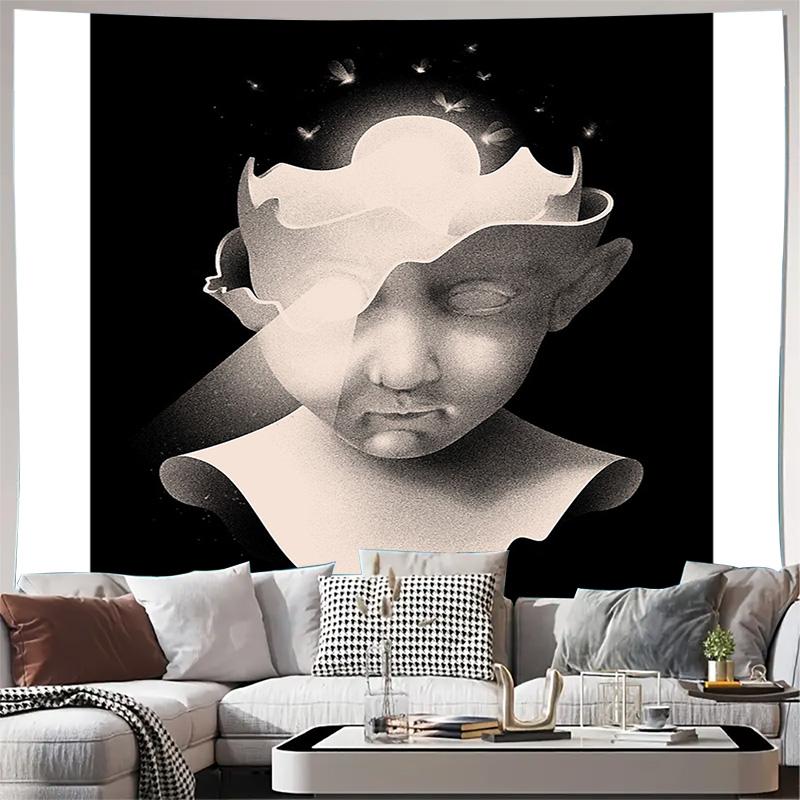 

Vintage Tapestry Wall HangingBoho Home DecorAesthetic Room DecorNordic Wall ArtLarge TapestryJapanese Wall HangingBedroom DecorL 74x94cm(29x37in)