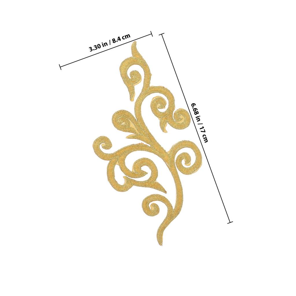 10Pcs Cloud Pattern Embroidered Applique Patches Self Adhesive Backing for Wedding Dress Costume Formal Gown DIY Decoration Iron