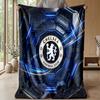 Coperta a tema Chelsea FC Morbida coperta in flanella Coperta morbida da divano Coperta accogliente per divano e letto per la decorazione della casa
