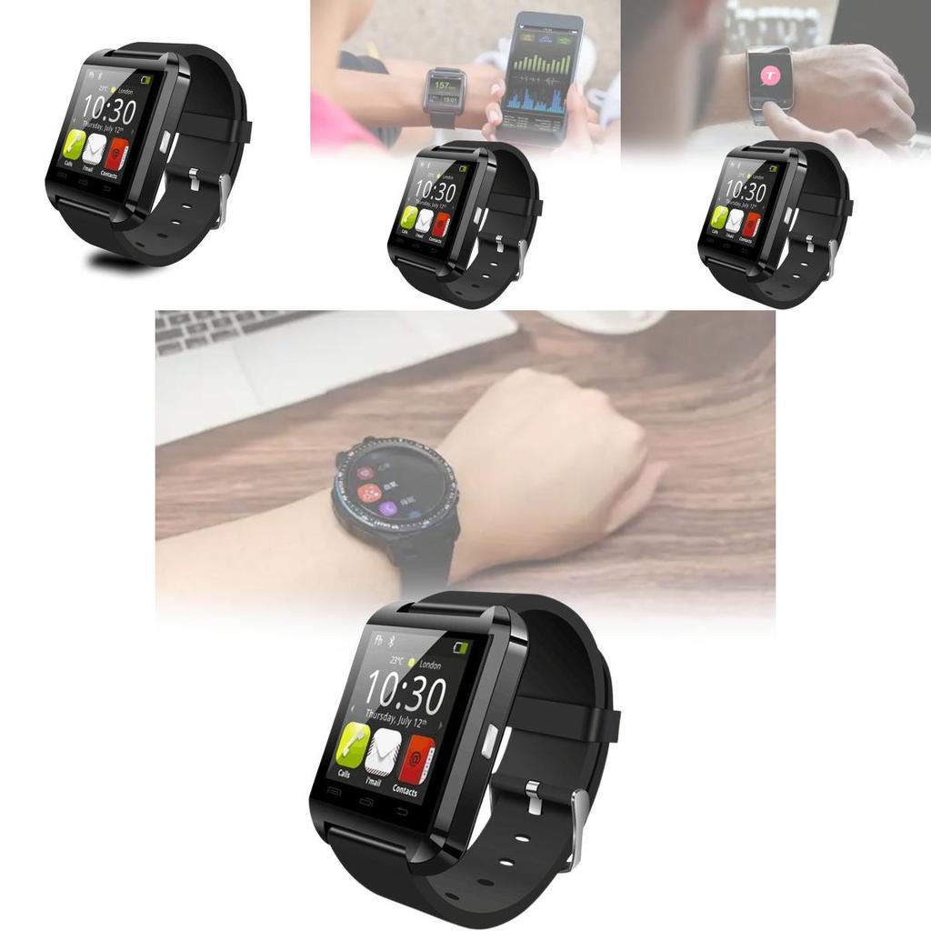U8 Smartwatch Bluetooth Fitness Tracker With Touch And Button Control For Adults