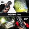 High Strong Power Led Flashlights 2000LM Tactical Torch with Display Light USB Charging Camping Fishing Emergency Zoom Lantern
