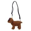 BESTEVER Mini Pouch Plush Toy Pouch Dog Toy Poodle Black Ribbon 46060