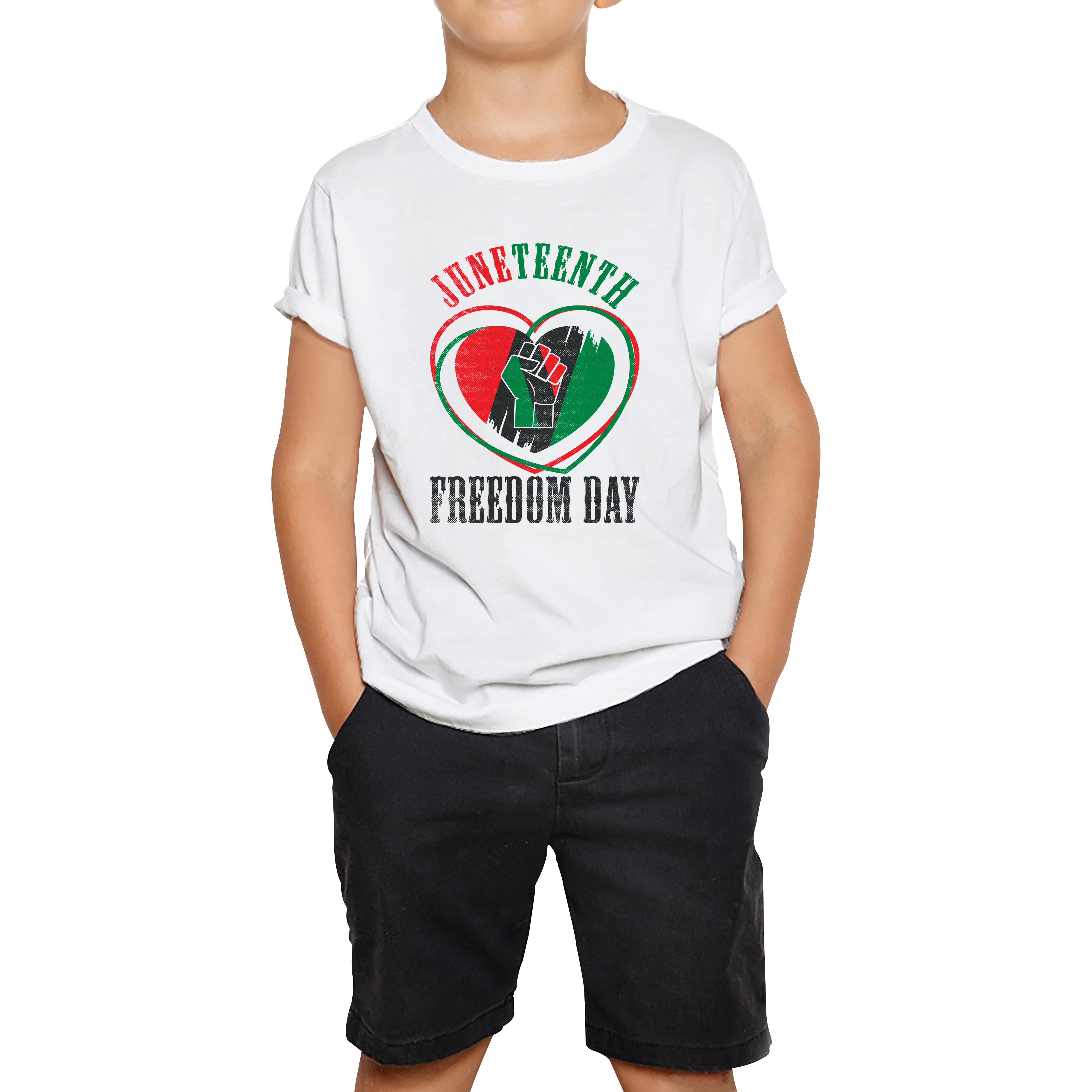 Juneteenth Freedom Day Kids T Shirt 160