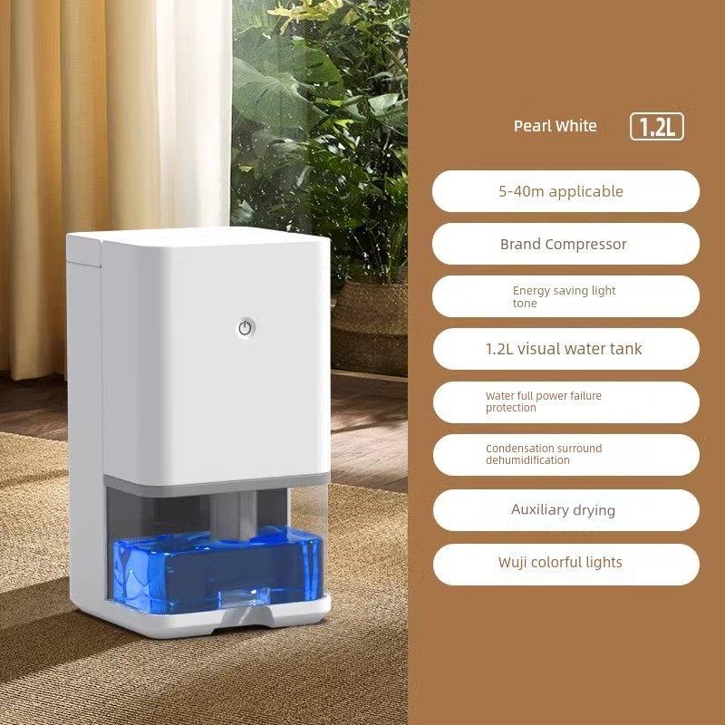 

Cross-Border Dehumidifier For Home Mute Bathroom Back to Nantian Small Dry Mini Moisture Absorption Dehumidifiers Hong Kong Taiwan White [Us Standard 110V] Taiwan