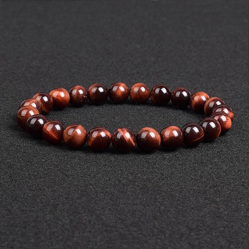 

Браслет из натурального камня, апатит, лазурит, агат, кристалл, тигровый глаз, высококачественные бусины из драгоценных камней, браслет для мужчин, ювелирные изделия