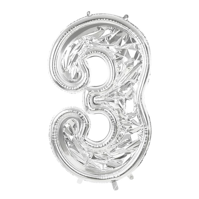 65Inch Giant Foil Number Balloon DIY Filling Frame Kids 1st Birthday Party Decoration Wedding Anniversary Supplies Mosaic box