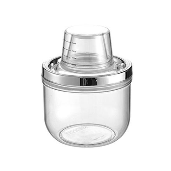 

900/1400/2000/2600ML Sealed Jar with Airtight Lid Large Capacity Clear Multifunctional Fruit Dry Goods Nuts Grain Cereal Seasoning Tea Leaf Container S прозорий