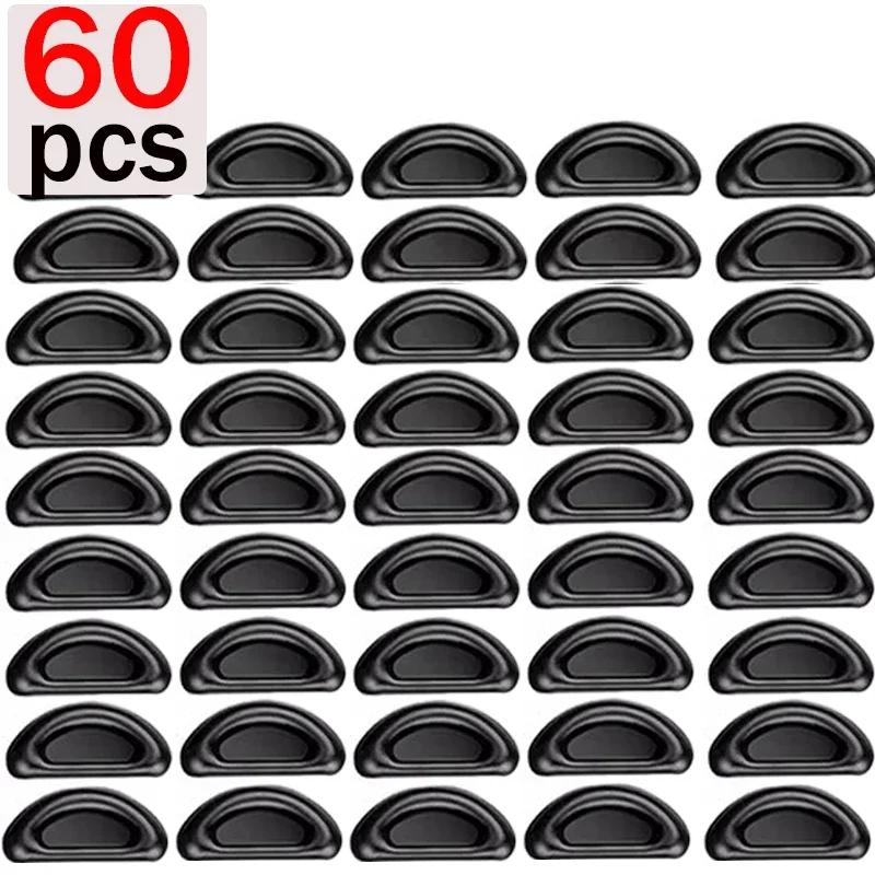 10/60pcs Silicone Adhesive Nose Pads for Glasses Non-slip Transparent Eyewear Replacement Accessories