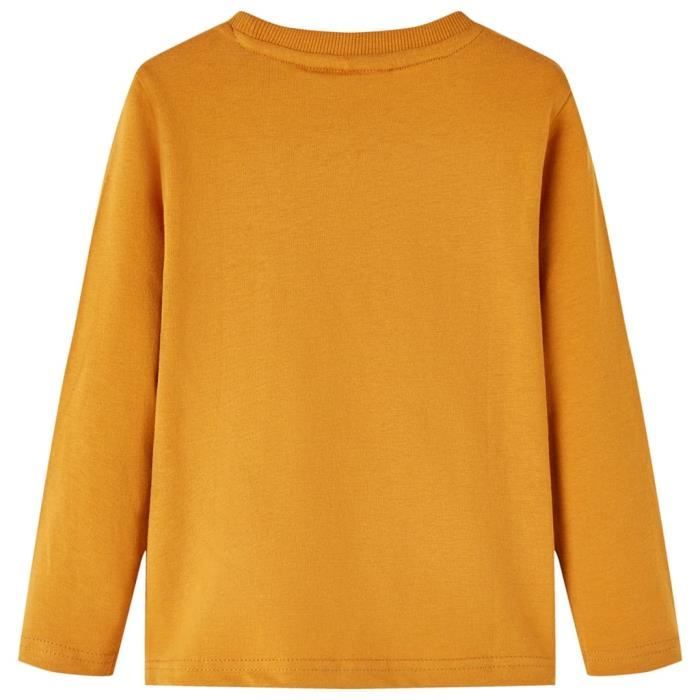 T-shirt enfants à manches longues imprimé dinosaure 3 couleurs disponibles 92-104-116-128-140