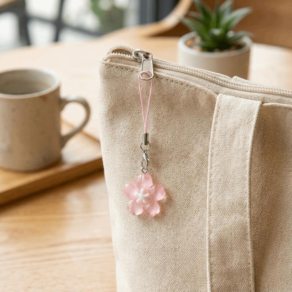 Transparent Transparent Bag Phone Chains Solid Color Kawaii Pendent Accessory Handbag Decoration
