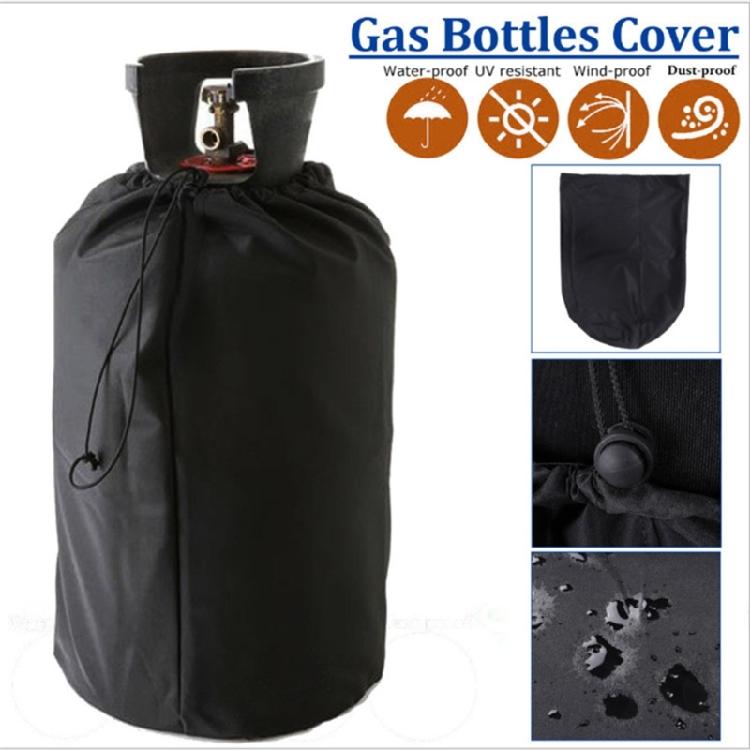 Folding Protective Cover Cooking Fuels Container Cover for Portable Gas Cylinders Water Resistant Oxford Cloth Texture