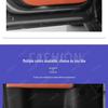 Leopard Titanium 7 Car Door Kick Mats - Anti-scratch Leather Protection Stickers for Interior Modification