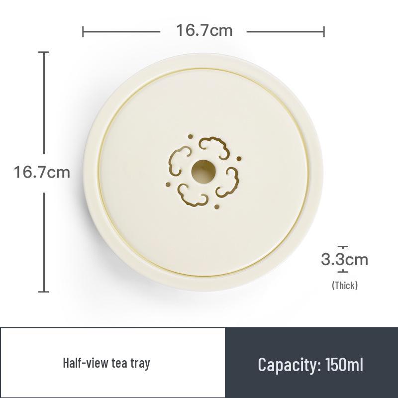 Nanshan Sensei Acacia Teapot & Teacup Set - High-End Ceramic Kung Fu Tea Set