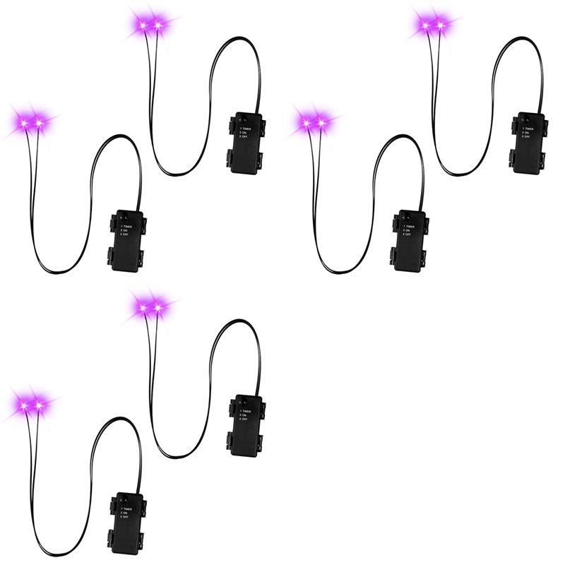 

Halloween Led Glowing Eyes With Timer,6 Pcs Light Up Skeletoneyes,Horror Diy Eyes For Masks,Pumpkins,Tombstones,Props C