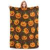 1PC Jack O Lantern Pumpkin Halloween Blanket Throw Blanket  Novelty Warm Blanket All Season Gift