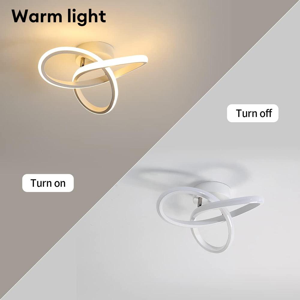 LED Taklamper Moderne Enkel Stil Taklampe Soveromsbelysningsarmaturer Hjemmeinnredningslampe for Gang Balkong Midtgang Kontor