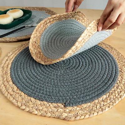 Placemat Mixed Dining Table Insulation Placemat Plate Mat Gourd Grass Home Furnishing Kitchen Insulation Mat