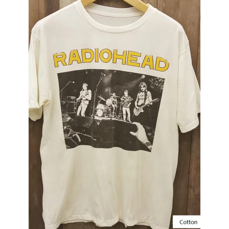 Vintage Radiohead Live Photo Graphics T Shirt, Co S