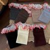 Lace Ruffle Socks Calf Socks for Teen Girls 3-13 Year Long Leg Warmer Knee Stockings Fashion Children Socks