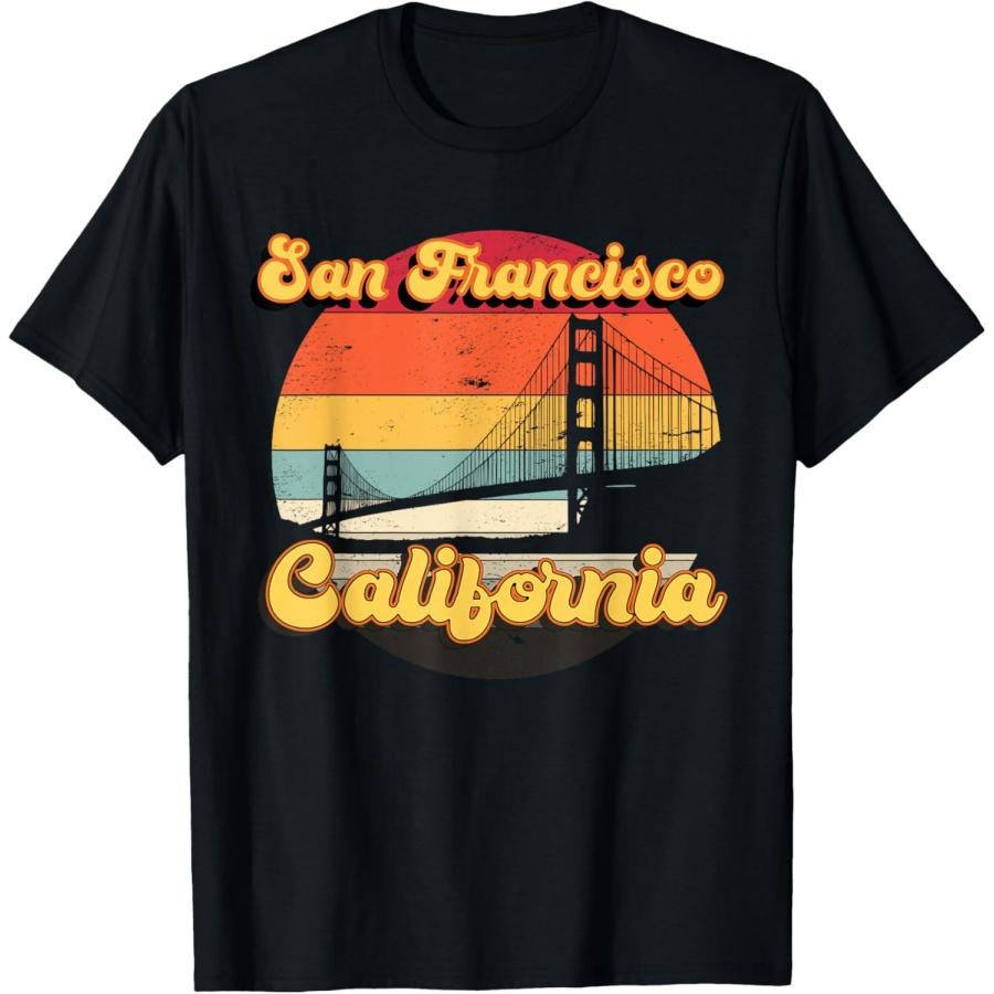 San Francisco California Golden Gate Bridge T-Shirt(1) S