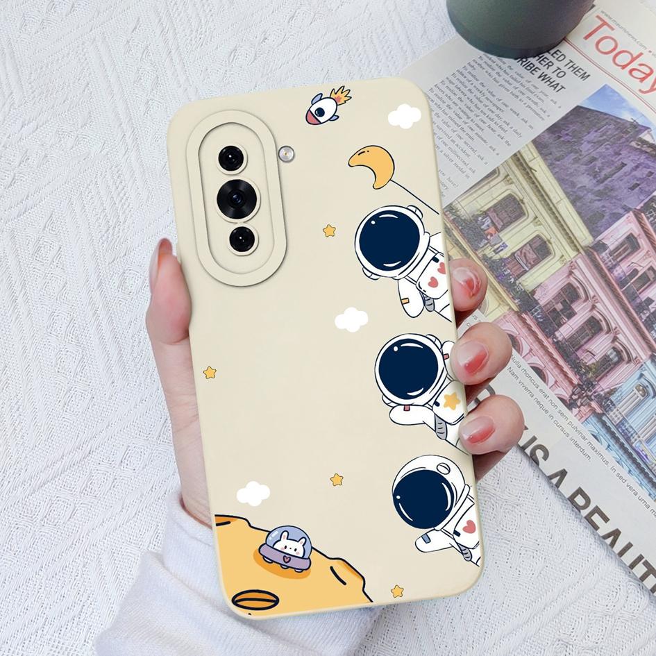 

Для Huawei Nova 8 8i 6 7 9 10 11 Pro P30 P40 Lite 4G 5G чехол милый астронавт жидкий мягкий силиконовый противоударный чехол защита камеры для бампера Huawei Huawei P60 Art