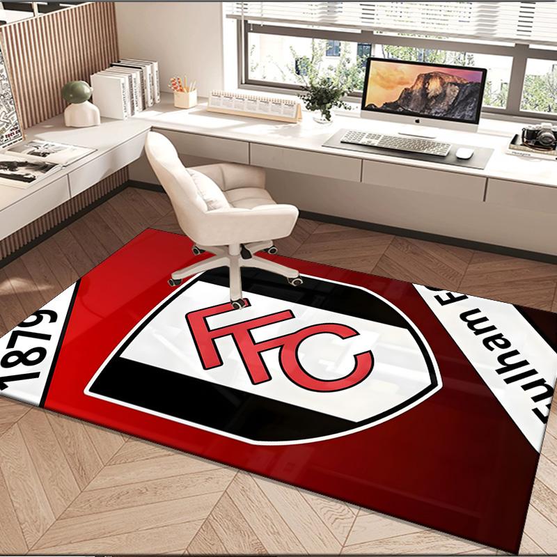 1PC rug Fulham Crest Design Carpet, Chair Rug,Area Rug for Office Bedroom living rooms bedroom, Doormat decor Christmas fan gifts