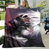 Tokyo Ghoul Japan Anime Cartoon Soft Plush Blanket,Flannel Blanket Throw Blanket for Living Room Bedroom Bed Sofa Picnic Cover