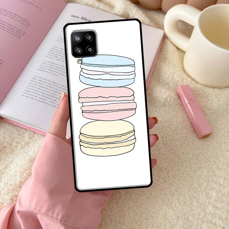 Macarons Cake Dessert For Samsung Galaxy A16 A26 A36 A56 A06 A53 A33 A13 A12 A32 A52 A55 A35 A15 A54 A34 A14 Case