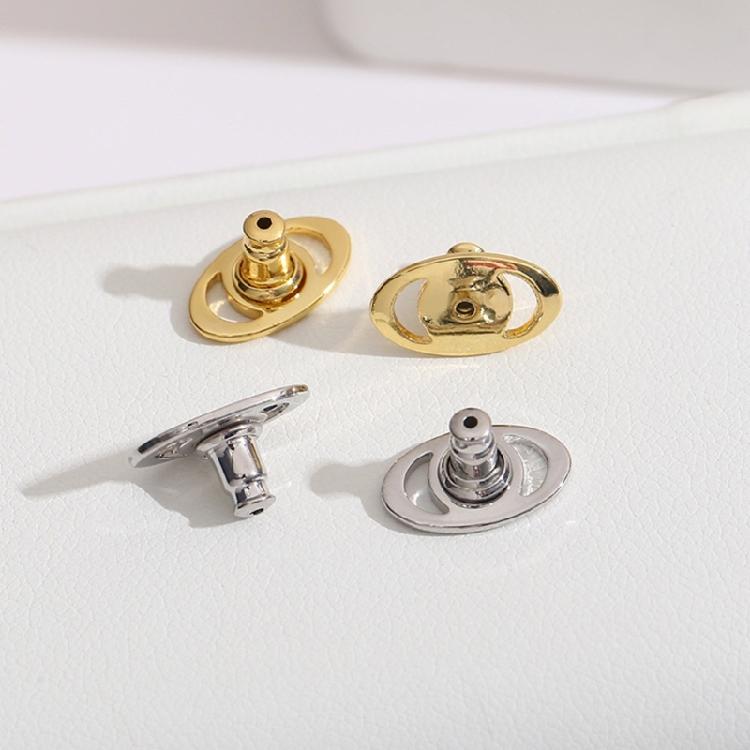 Sophisticated Earring Stabilizer Backs 4pcs Prevent Drooping Heavy Studs Adjustable Support For Sensitive Ears