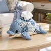 DIY Tissue Box, Top Opening Soft Fabric Cover, Marine Animal Theme Tissue Dispenser, Multipurpose Patchwork Designs Sewing Kit, for Home Car Office