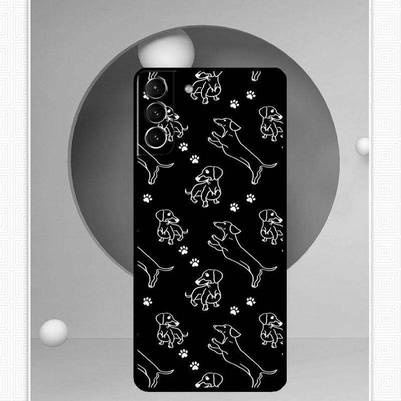 

Dogs Dachshund Cute Case For Samsung Galaxy S25 Ultra S21 S22 S23 S24 Ultra S9 S10 S20 Plus S25 FE Cover Funda Galaxy S21Ultra