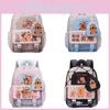 Kids School Backpack With Fun Cartoon Capybara And Load Reducing Features For Childrens Daycare