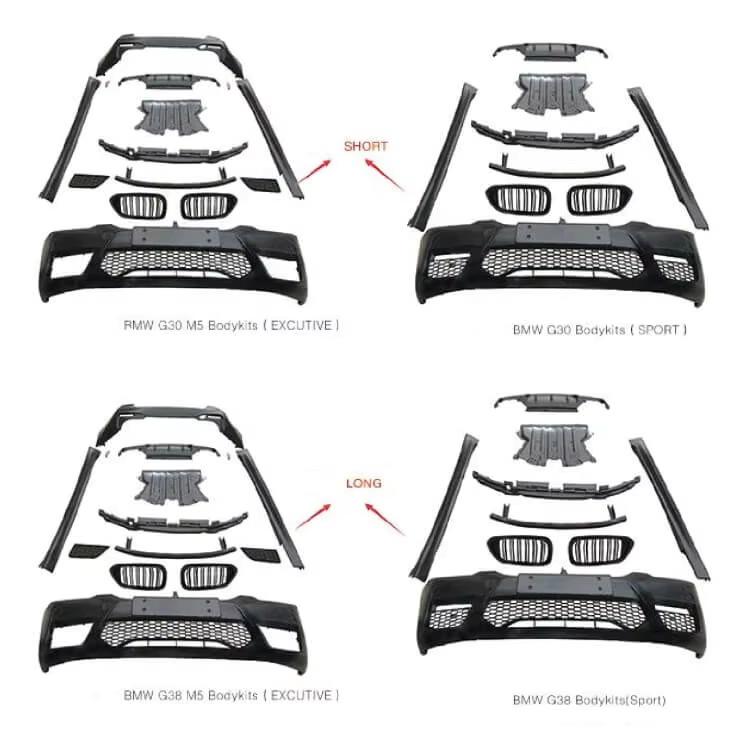 BMW G30 M5 2016 Sport Front Bumper Facelift